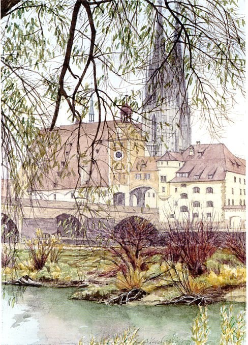 Regensburg La Torre del Ponte